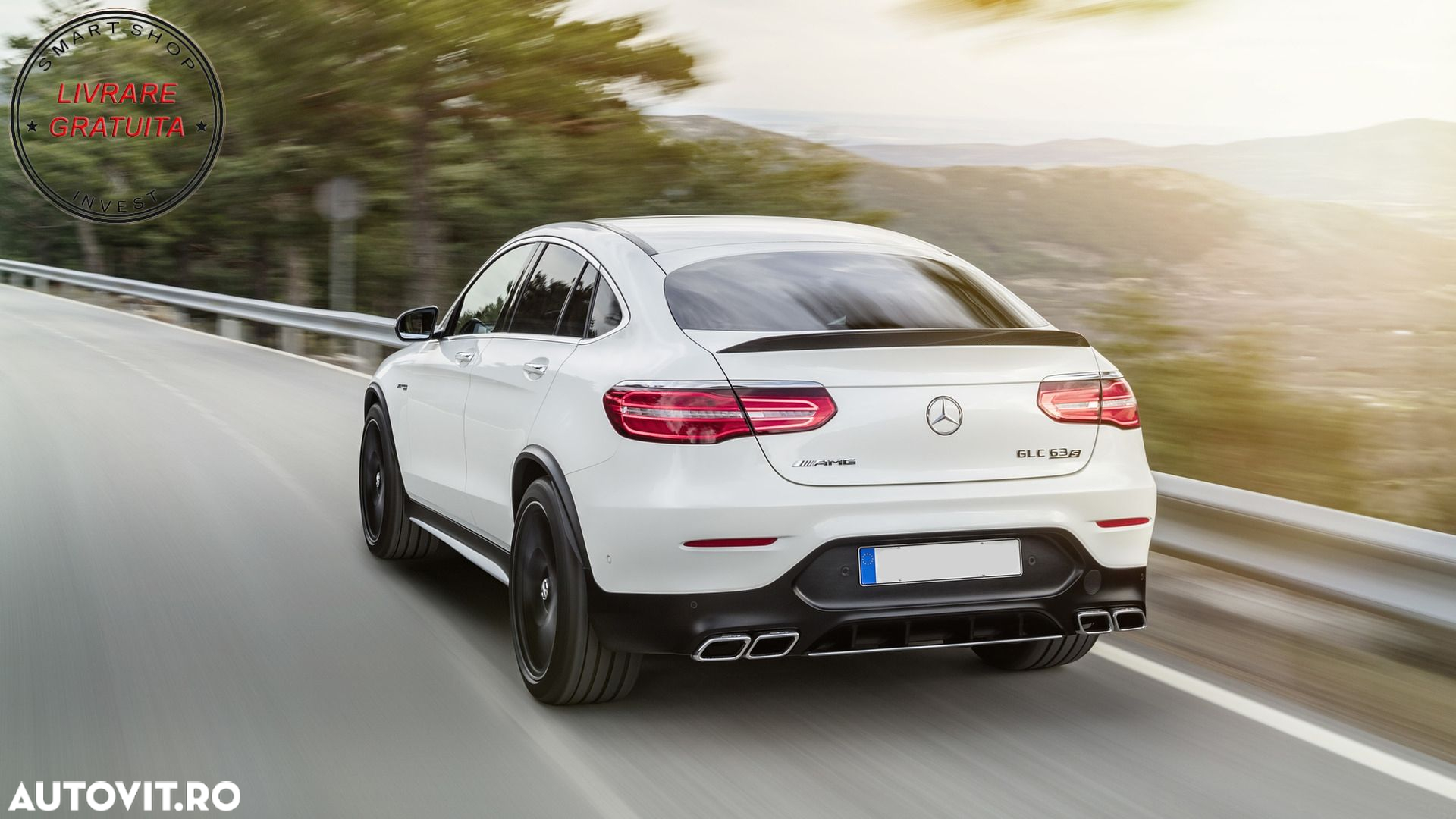 Difuzor Bara Spate Mercedes GLC Coupe C253 Sport Line (2015-2019) GLC63 Design Eva- livrare gratuita - 21
