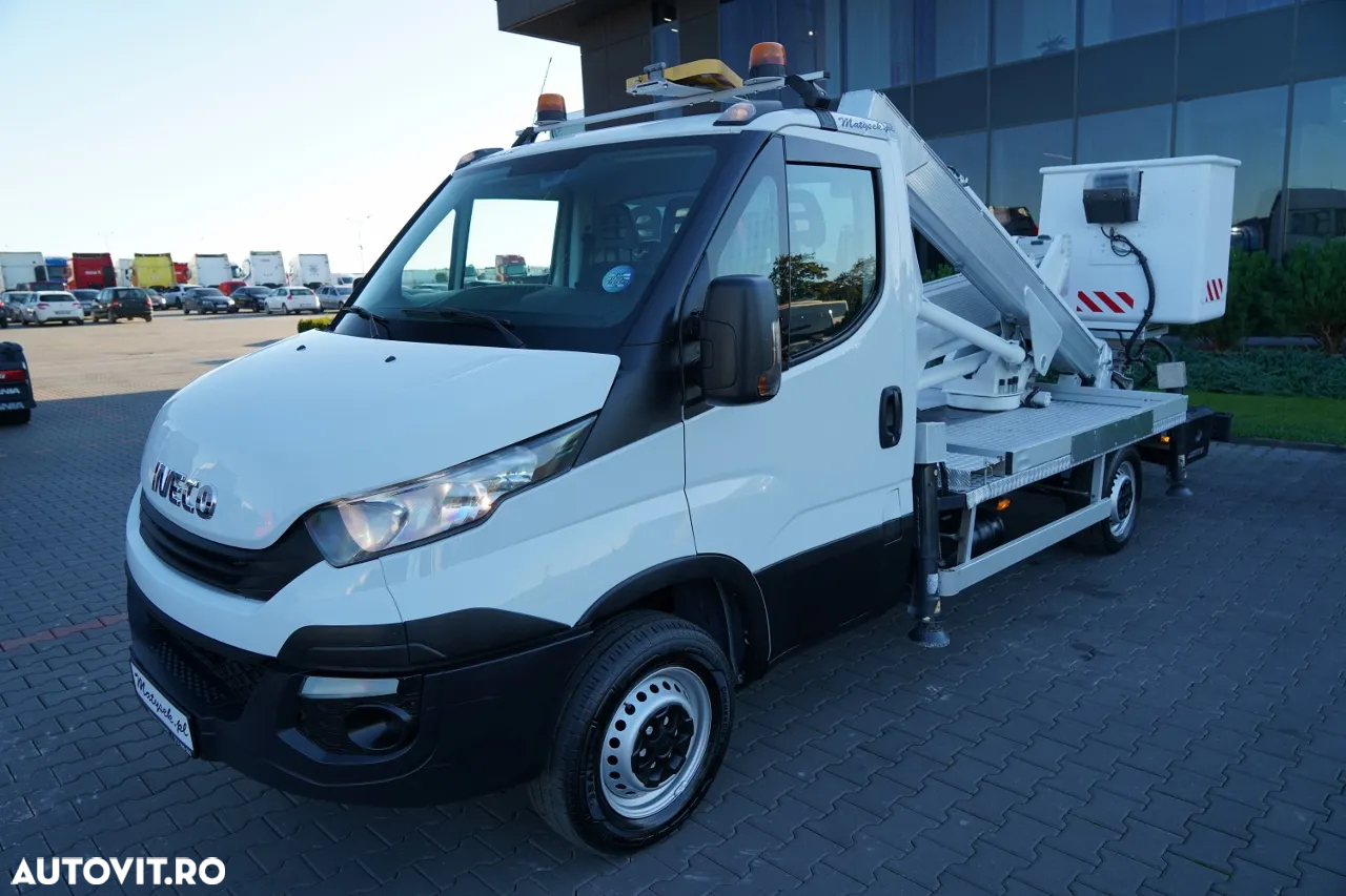 Iveco DAILY 35-120 / RIDICARE 20 METRI / 4 STABILIZATOARE / MANUALĂ / 2017 - 13