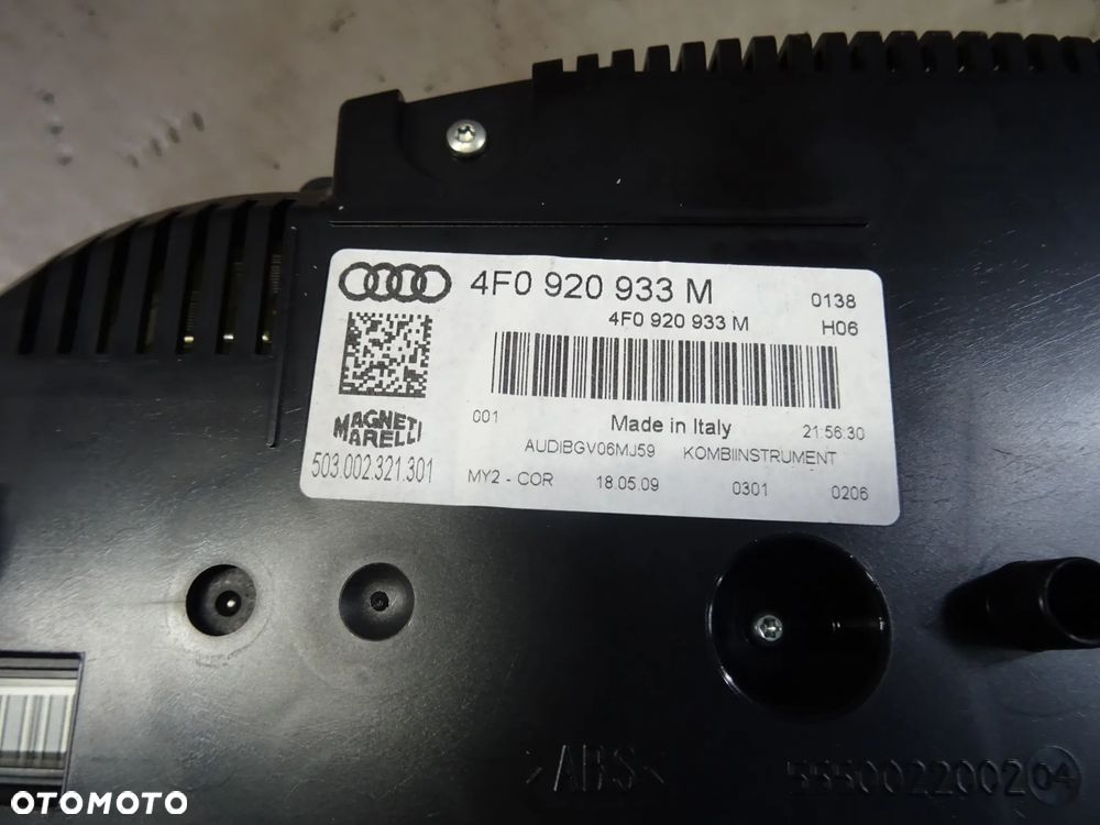 4F0920933M licznik zegary 2.8 FSI Benzyna Audi 6 C6 LIFT czesci - 2