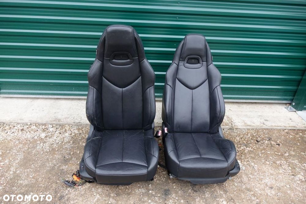 FOTEL FOTELE KANAPA KPL CZARNA SKÓRA SPORT PEUGEOT 307 CABRIO 3245233425 - 1
