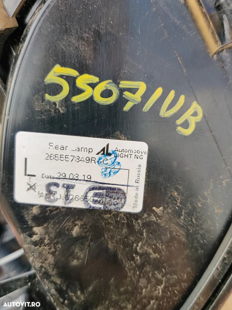 Stop Tripla Lampa STANGA Renault Captur Facelift 265557849R - 6