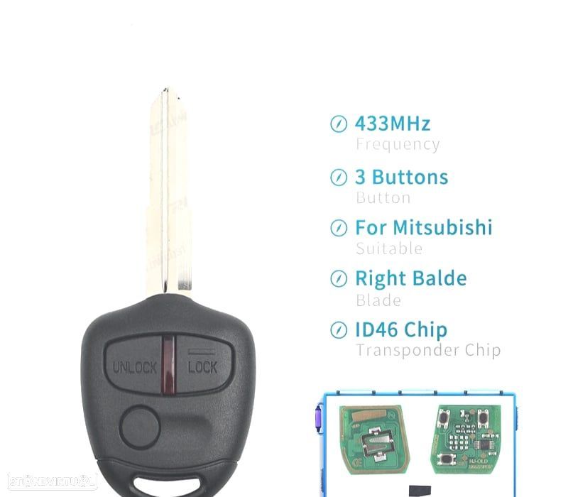 CHAVES COMPLETA PARA MITSUBISHI LANCER OUTLANDER SHOGUN PAJERO - 1