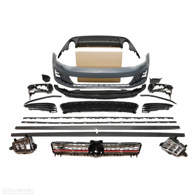 Kit Pára-choques VW GOLF VII GTi (Look GTI 3P/5P) 2012-2016 - 6