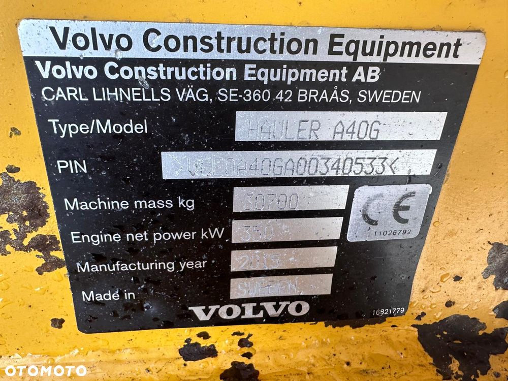 Volvo Wozidło VOLVO A40G - 7