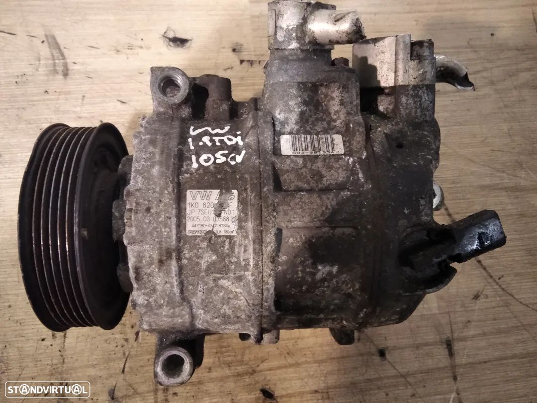 COMPRESSOR AC VOLKSWAGEN GOLF V PASSAT AUDI A3 8P LEON 19TDI 1K0820803F 447180-4347 6Q0820803J 447180-7285 447180-4344 1K0820803S 1K0820859F PXE16 - 1