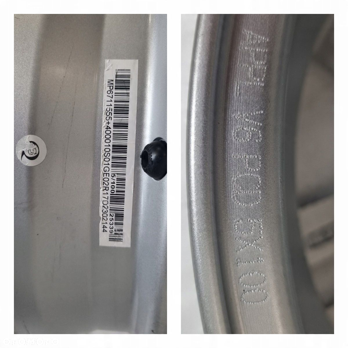 FELGI SEAT IBIZA 5,5x15 15 ET40 5x100 57,1 SE025515 - 12