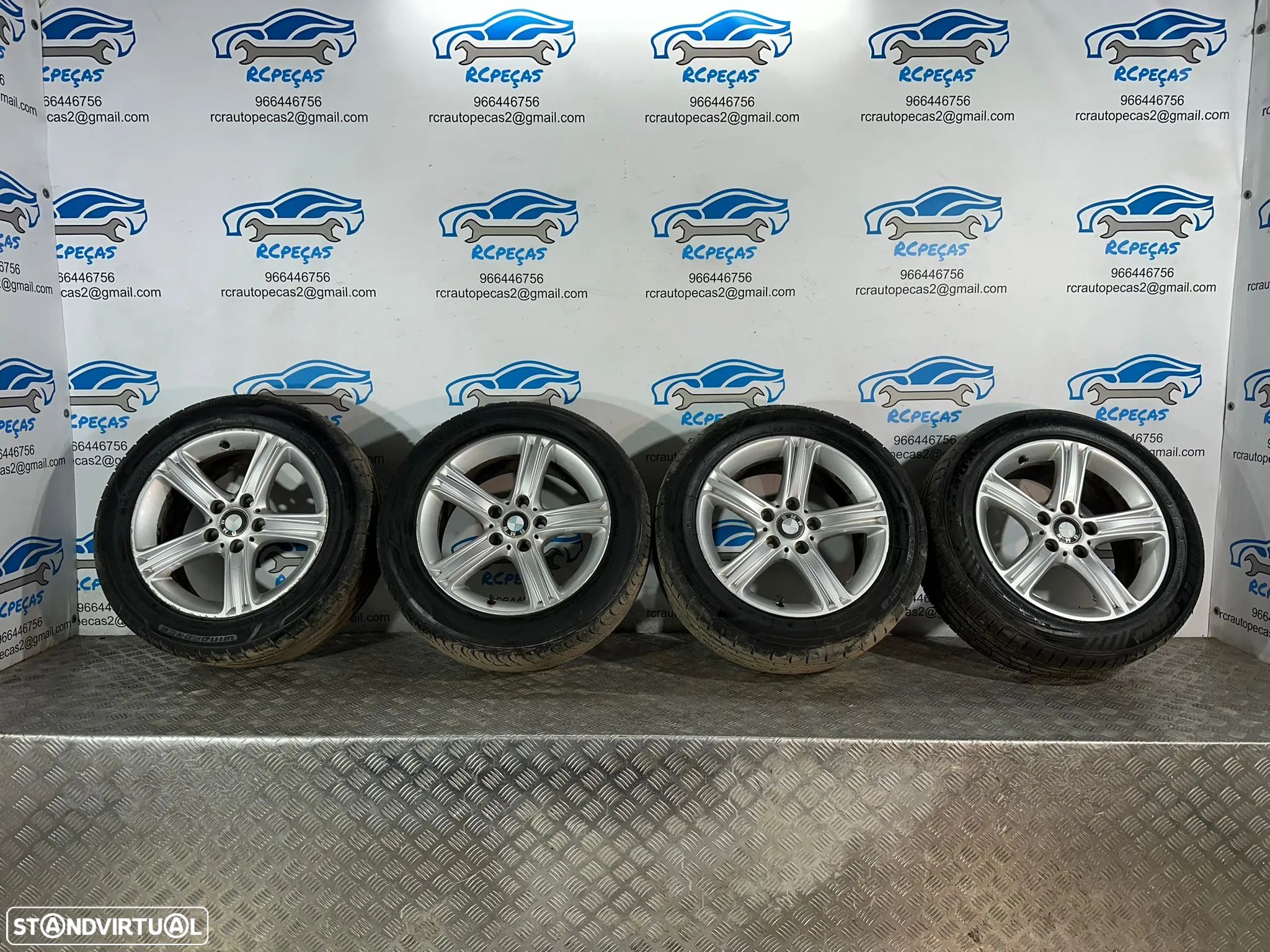 .Conjunto Jantes 17 Originais BMW Style 393 5x120 7.5J ET37 6796242 - 1