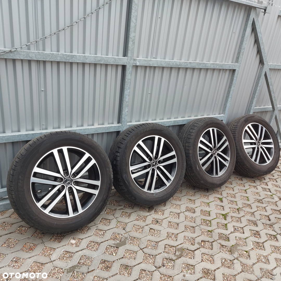 KOLA OPONY FELGI 19 KOMPLET MERCEDES X W470 LETNIE ORYGINAL DEMONTAZ 6X114,3 ET50 N84901 - 2