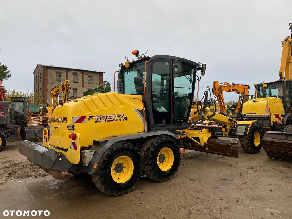 New Holland F106.7A, 7800 MTH, SYSTEM NIWELACJI TRIMBLE 3D, Z NIEMIEC, NAPĘD 6X6, ZRYWAK, PRZEDNI PŁUG, - 6
