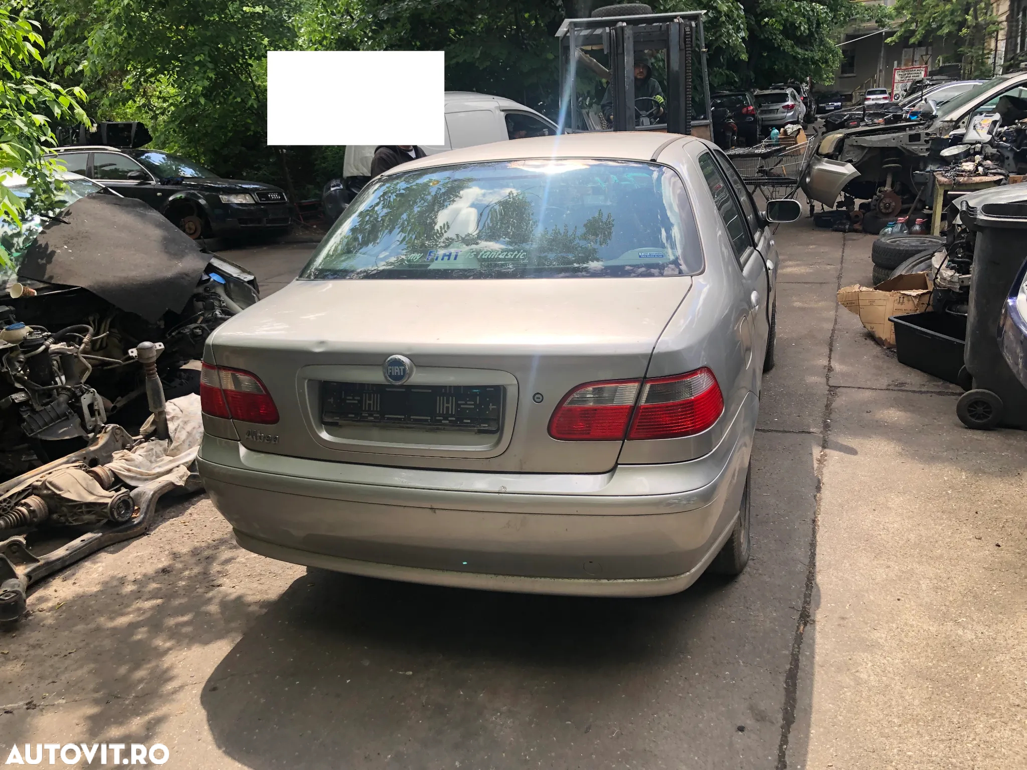 Dezmembrez Fiat Albea facelift gri argintiu benzina 2007 - 8