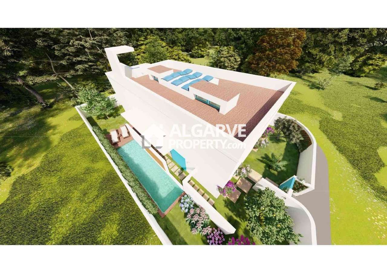 Lote de terreno com projeto aprovado perto da vila de Paderne, Albufei - Grande imagem: 2/14