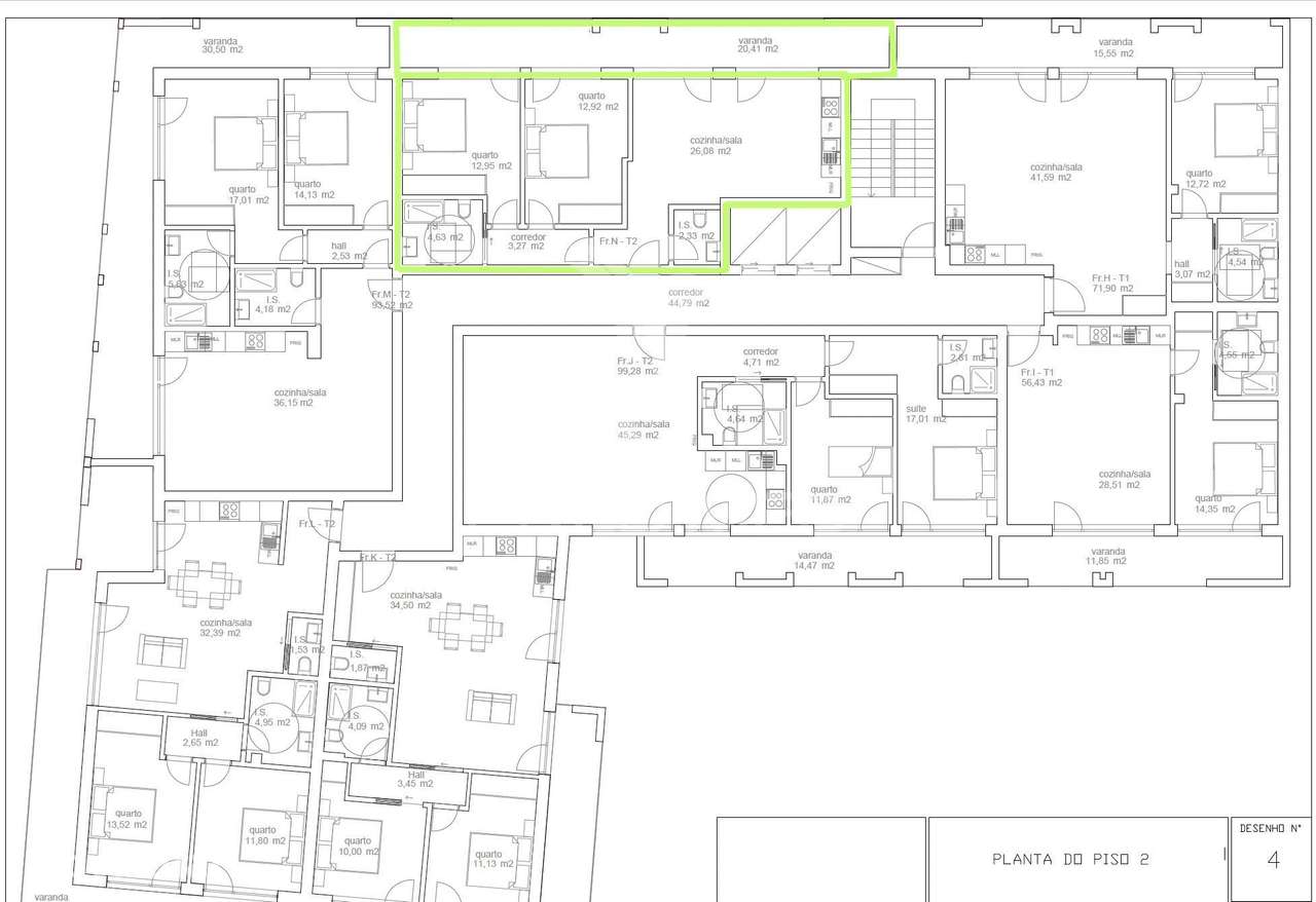 Apartamento T2 Novo em Tondela | Garagem, Elevador, Ar Condicionado... - Grande imagem: 4/4