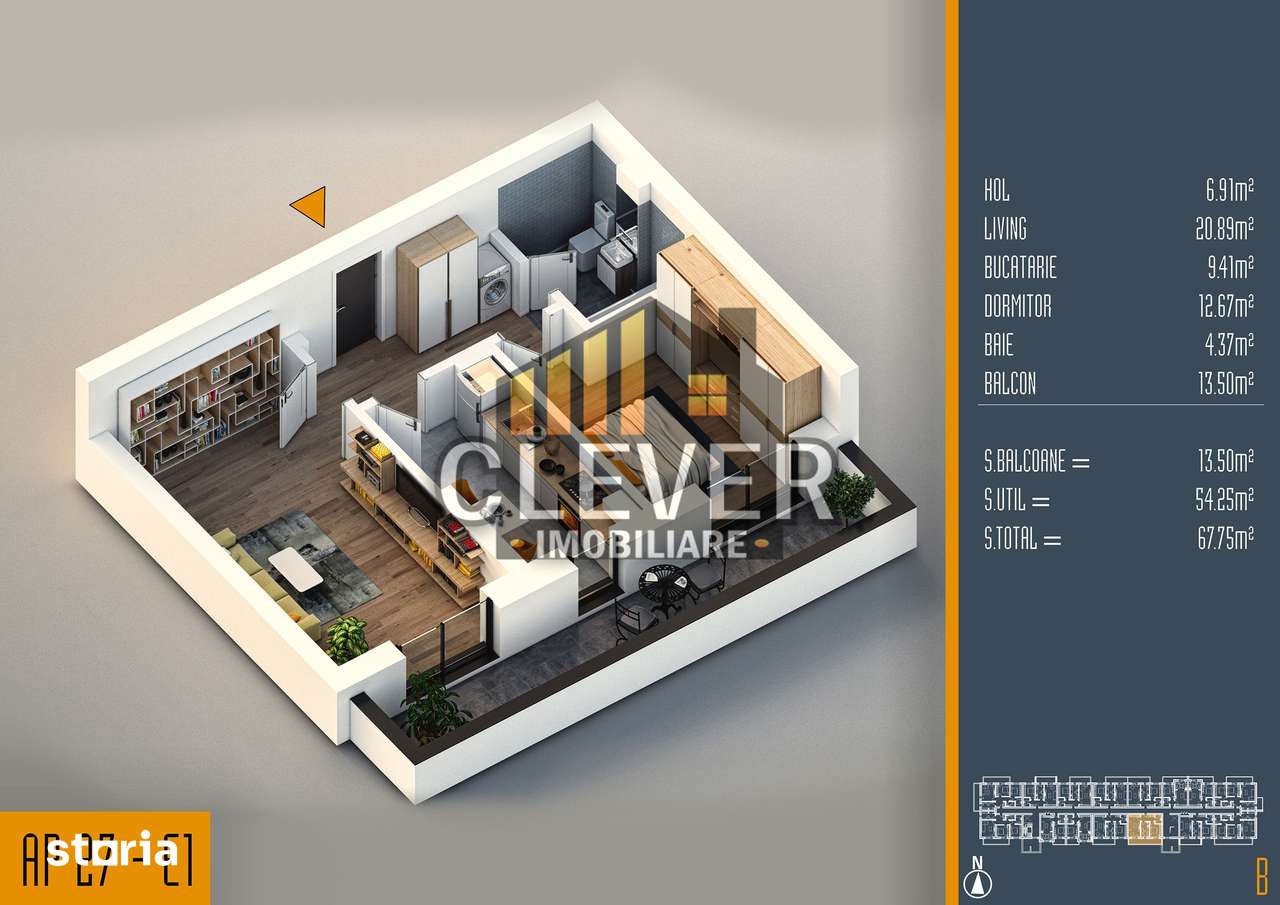 Ideal investitie Apartament Spatios 2 camere Th. Pallady Comision 0 — fotografia 3