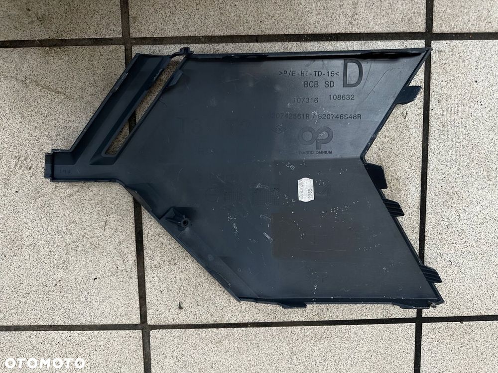 KRATKA ATRAPA LISTWA PRAWA ZDERZAK PRZÓD RENAULT MEGANE V E-TECH 620742561R - 2