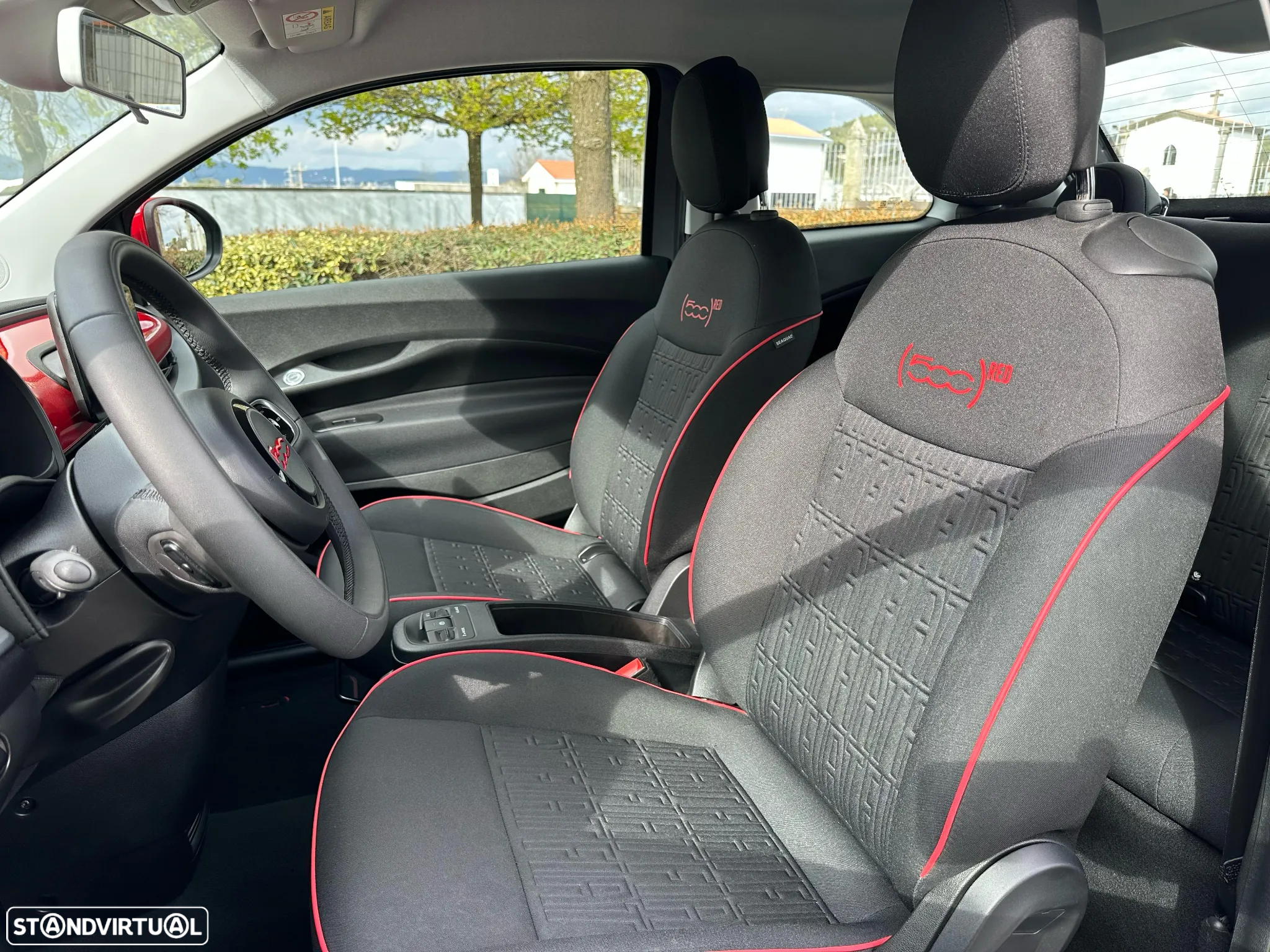 Fiat 500e 23,8kWh Red - 9