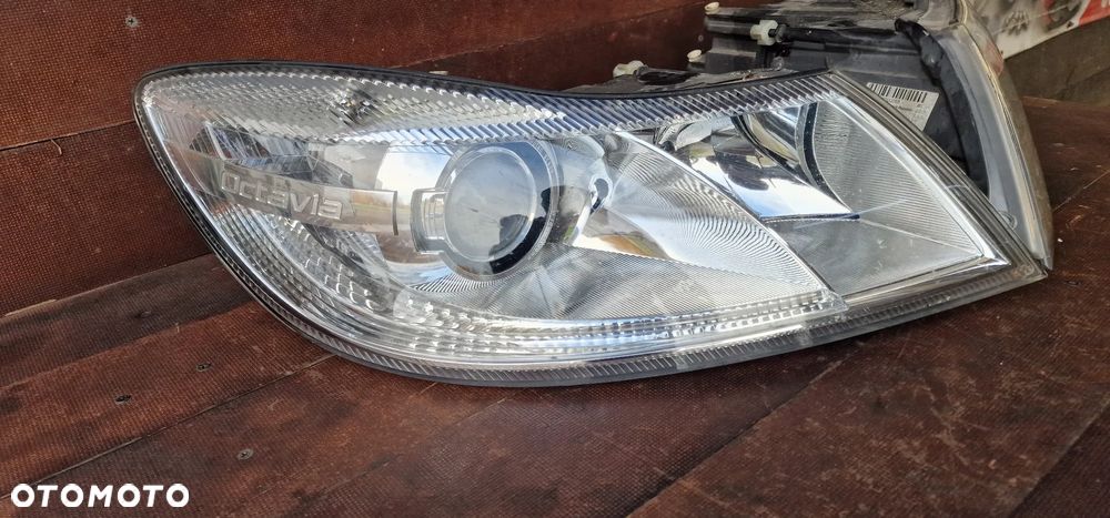 LAMPA PRZÓD Przednia PRAWA/LEWA BI-XENON SKRĘTNY SKODA OCTAVIA II Lift 1Z1941015G 1Z1941016G - 5