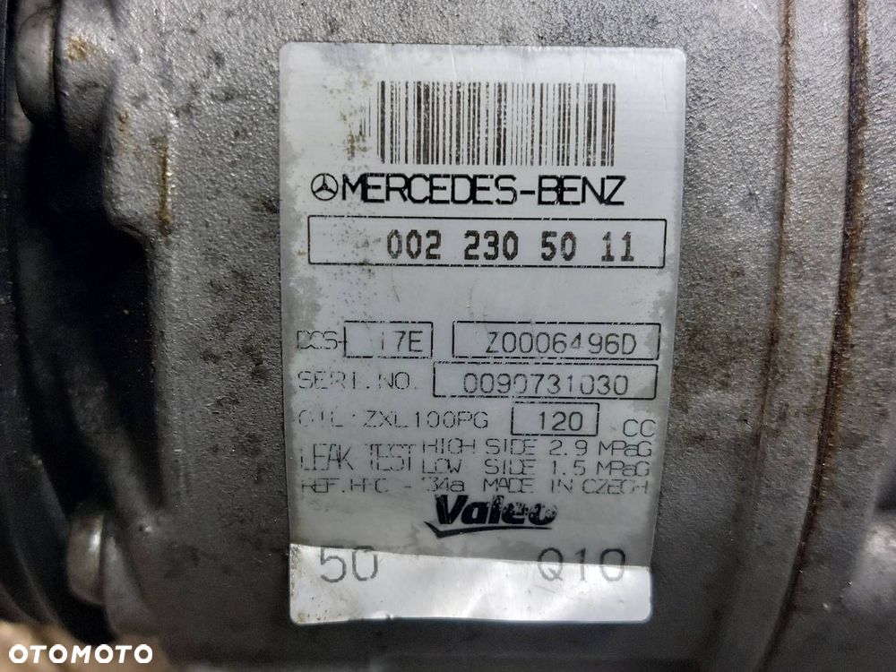 SPRĘŻARKA KOMPRESOR KLIMATYZACJI MERCEDES W204 C KLASA 2.2 CDI 0022305011 - 5