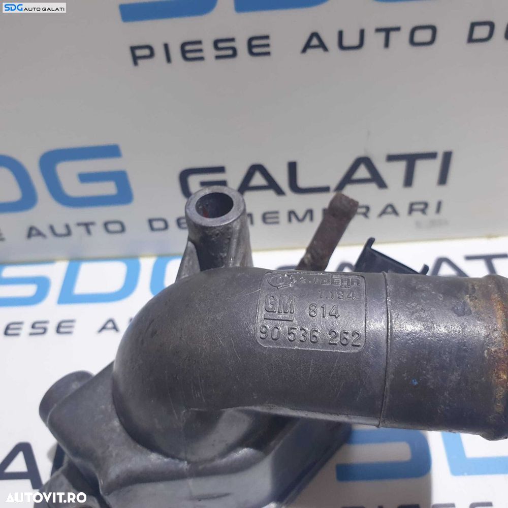 Corp Carcasa Termostat Racire cu Senzor Temperatura Apa Opel Astra H 1.8 B 2004 - 2010 Cod 90536262[S0337] - 3
