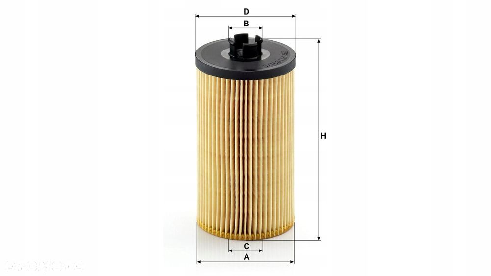 mann-filter filtr oleju mercedes unimog / atego / vario - 2