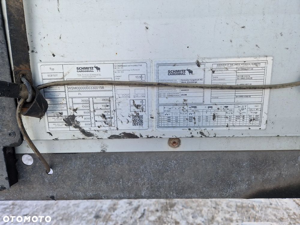 Schmitz Cargobull SCB S3T | FIRANKA STANDARD | 2 osie Podnoszone  | Plandeka Wzmacniana - 23