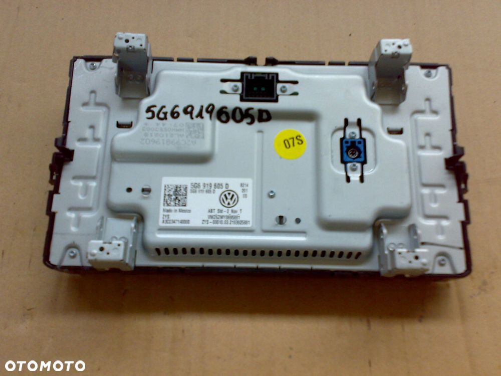 vw atlas cross sport 2021 - monitor wyświetlacz panel radio - 2