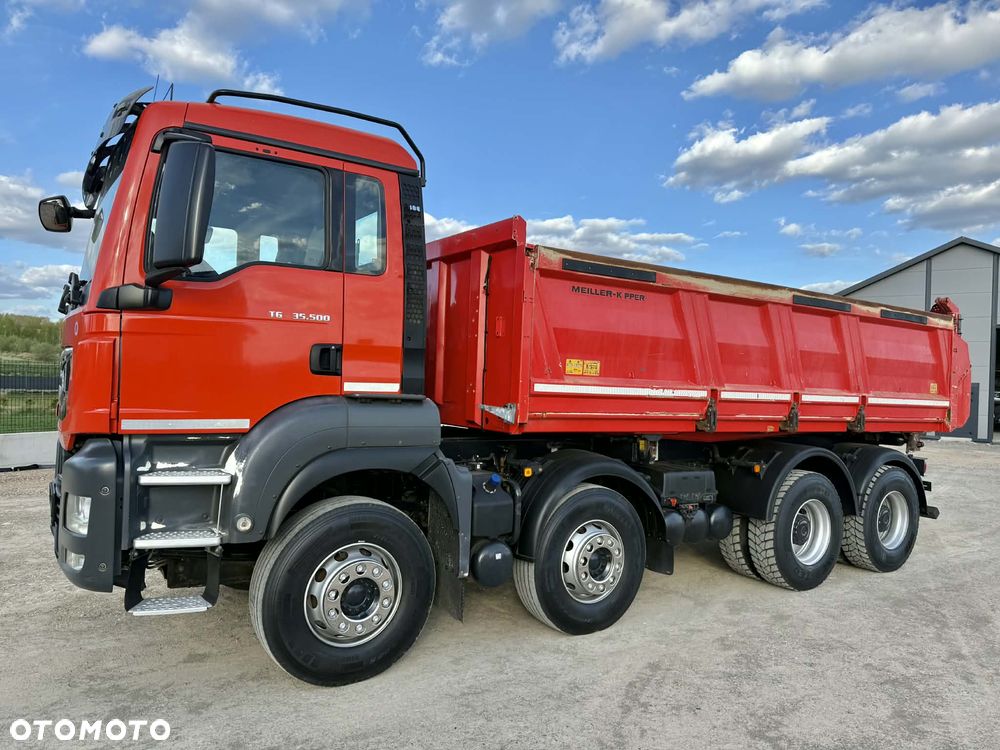 MAN TGS 35.500 *8X4, WYWROTKA, BORDMATIC, MEILLER KIPPER, EURO 6, 330TYŚ PRZEBIEGU* - 4