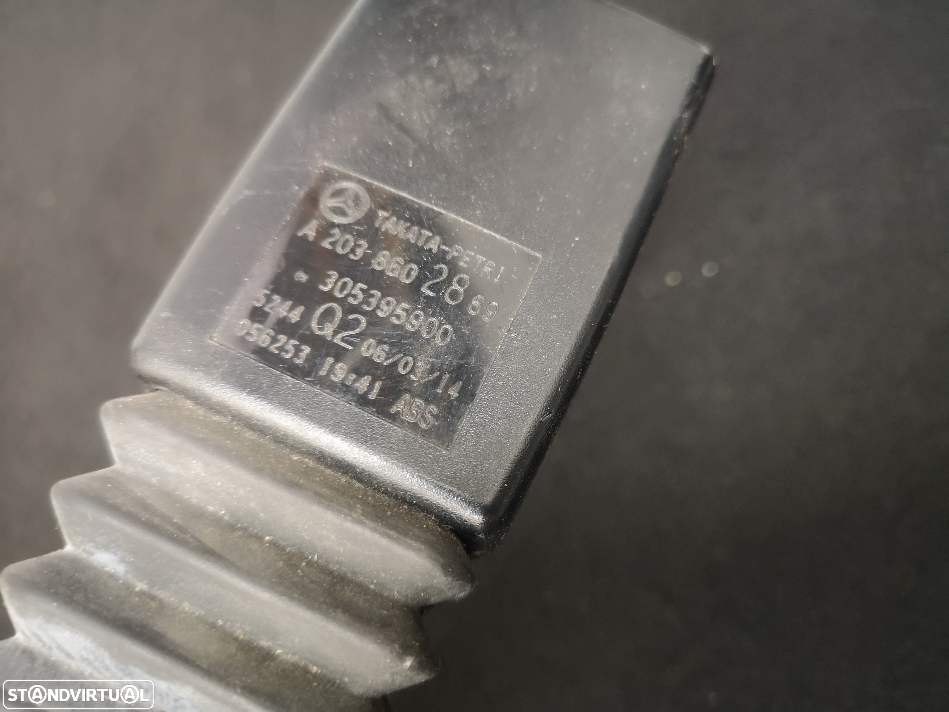 Cinto de Segurança frente direita  Pre-Tensor Mercedes w203 sport coupe 2002+ - 4