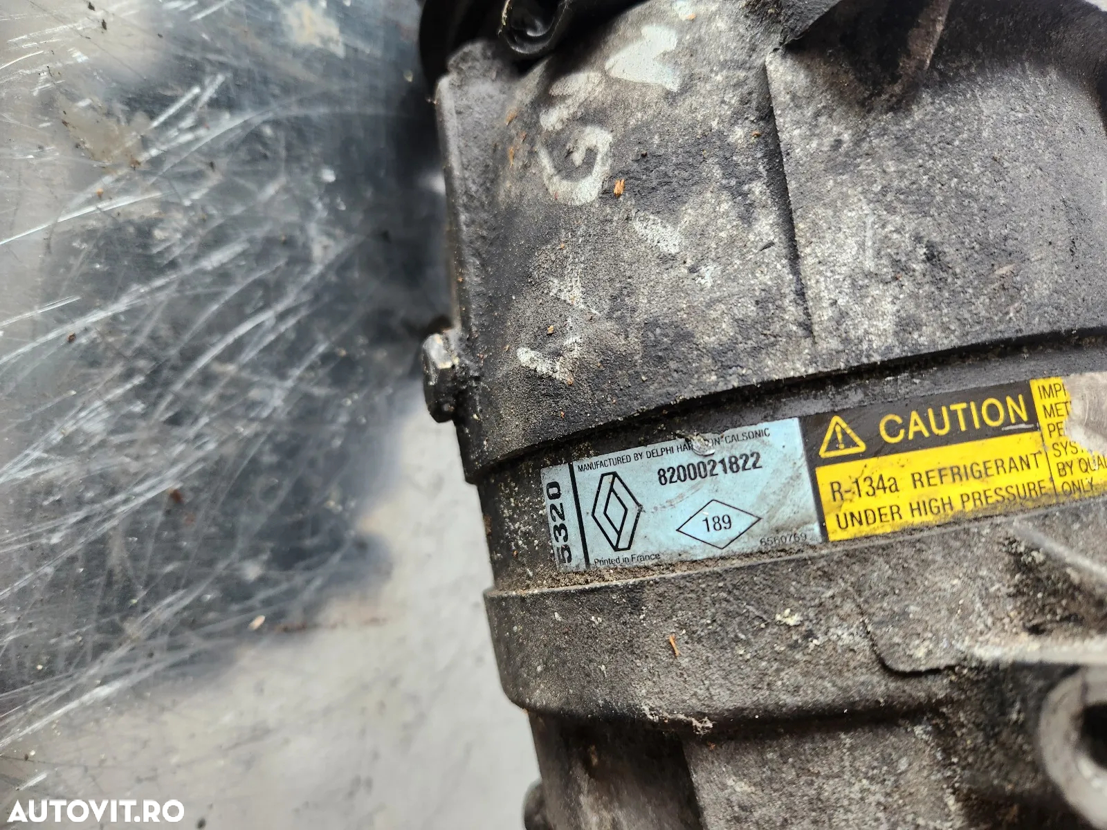 Compresor Clima Aer Conditionat AC Renault Laguna 2 Scenic 2 Espace Trafic Opel Vivaro 1.9 Dci Cod - 7