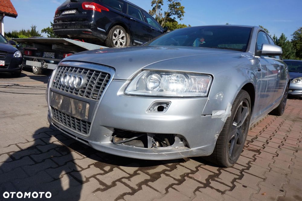 MASKA ZDERZAK BŁOTNIKI LAMPY A6 C6 LY7J S-LINE AUDI 2004-2008 SREBRNY PRZÓD KOMPLETNY - 9