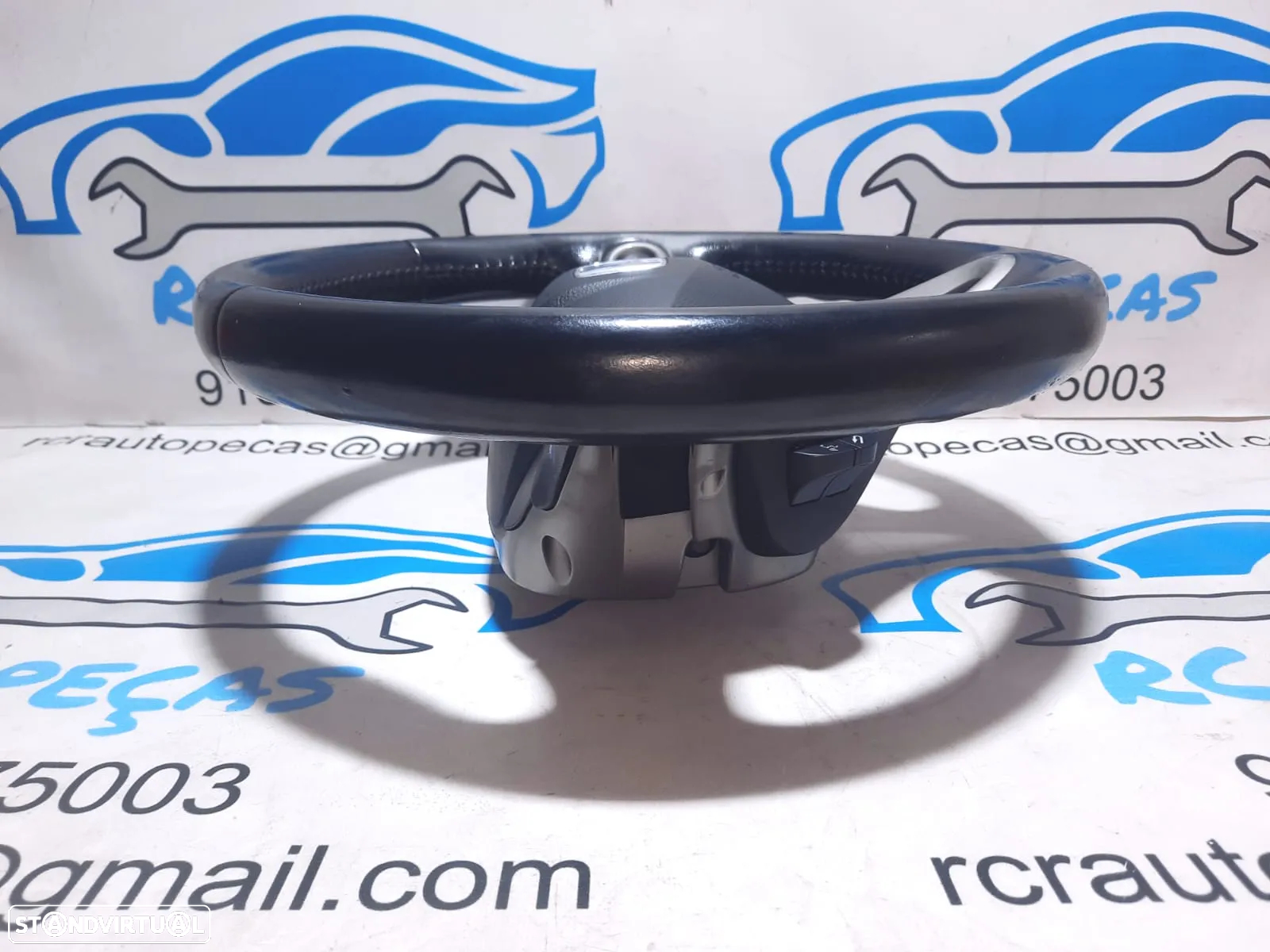 VOLANTE GUIADOR COMPLETO HONDA CIVIC VIII 8 MK8 HATCHBACK FN FK FK3 78501SMGU51ZA PELE AIRBAG - 6