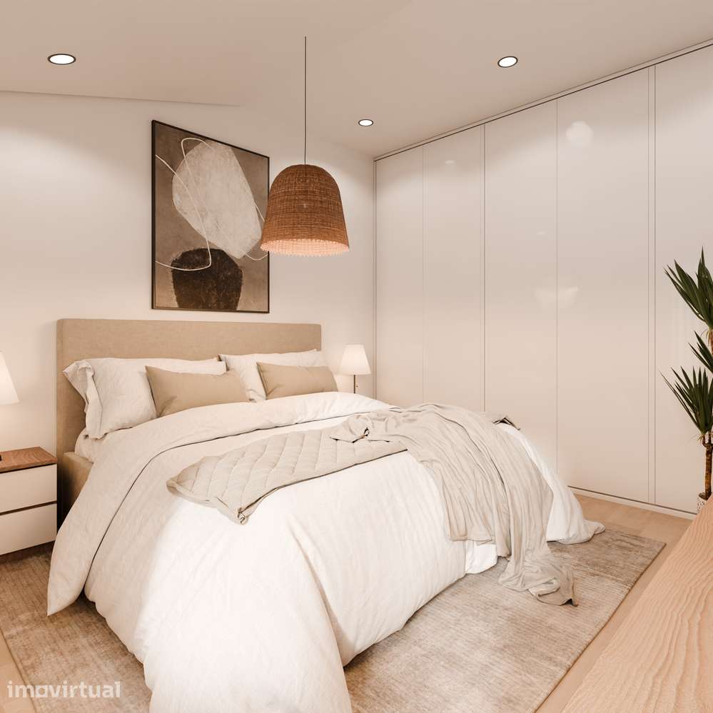 Apartamento T2 com varanda, garagem e terraço - Grande imagem: 3/13