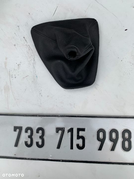 Mieszek zmiany biegów skórzany Bmw e90 e91 czarny