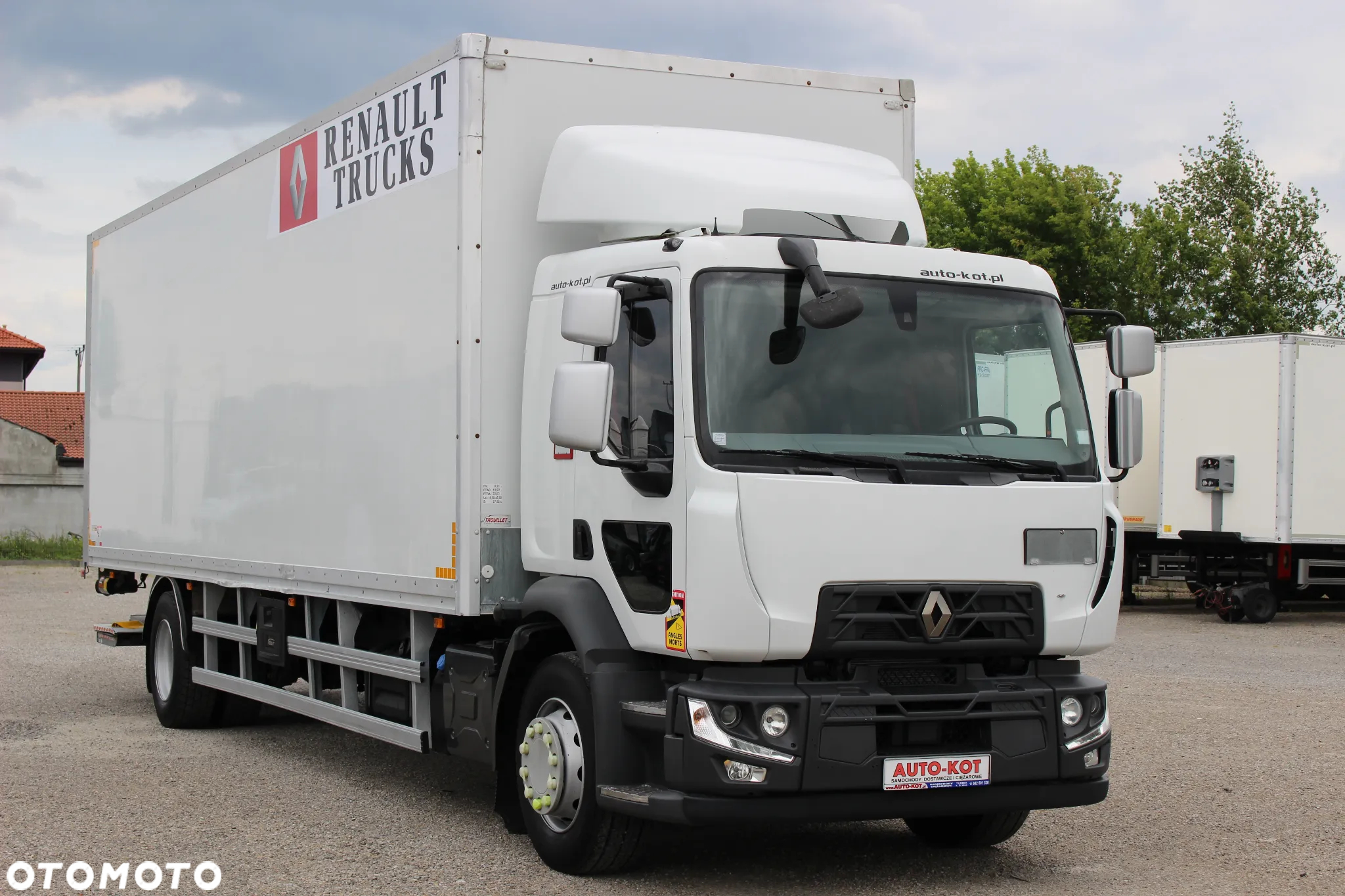 Renault D19 *280KM*/ KONTENER + WINDA /21 PALET / KLIMA / OPONY 80%/SERWIS FR/ SUPER STAN / - 7