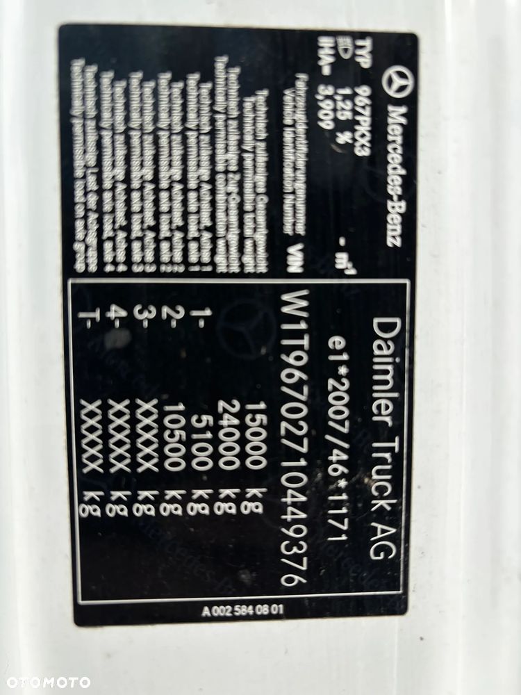 Mercedes-Benz ATEGO 1524  EURO 6 (1527, 1530) kontener z windą , idealny stan , z Niemiec - 22