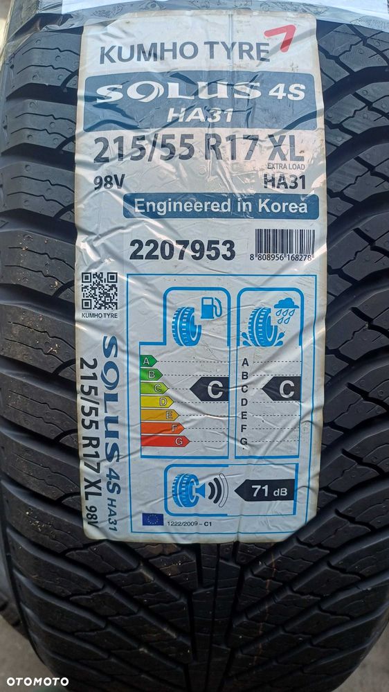 Kumho Solus 4S HA31 215/55 R17 98V XL 2019r - 1