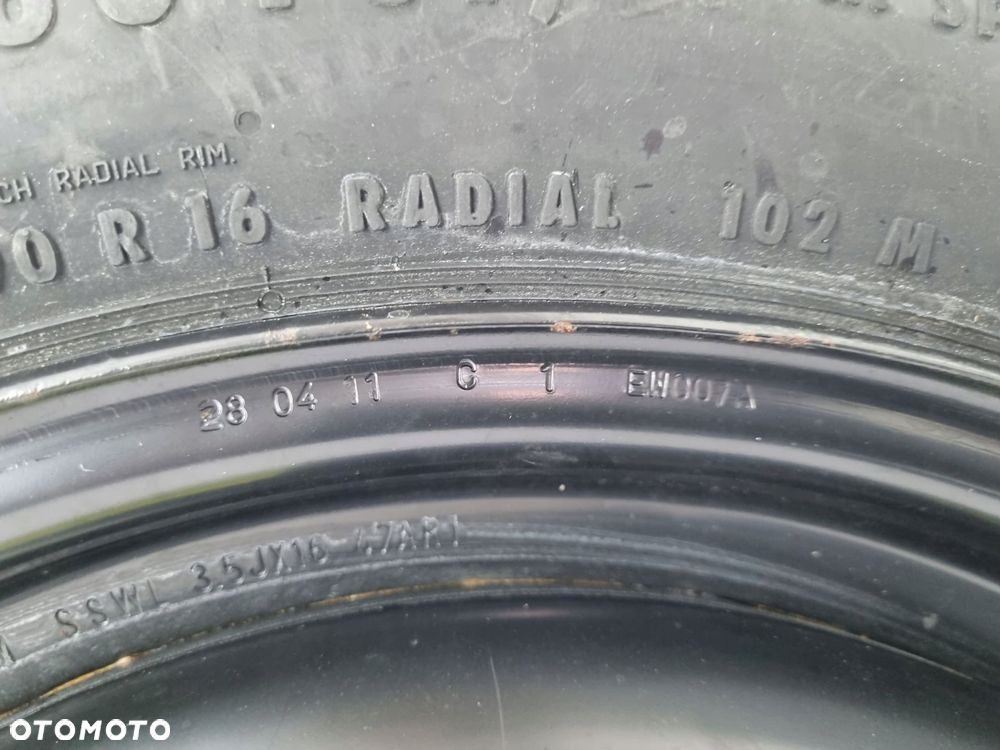 KOŁO DOJAZDOWE Peugeot 3008 5008 dojazdówka 135/90 R16 4x108 Citroen C4 II - 7