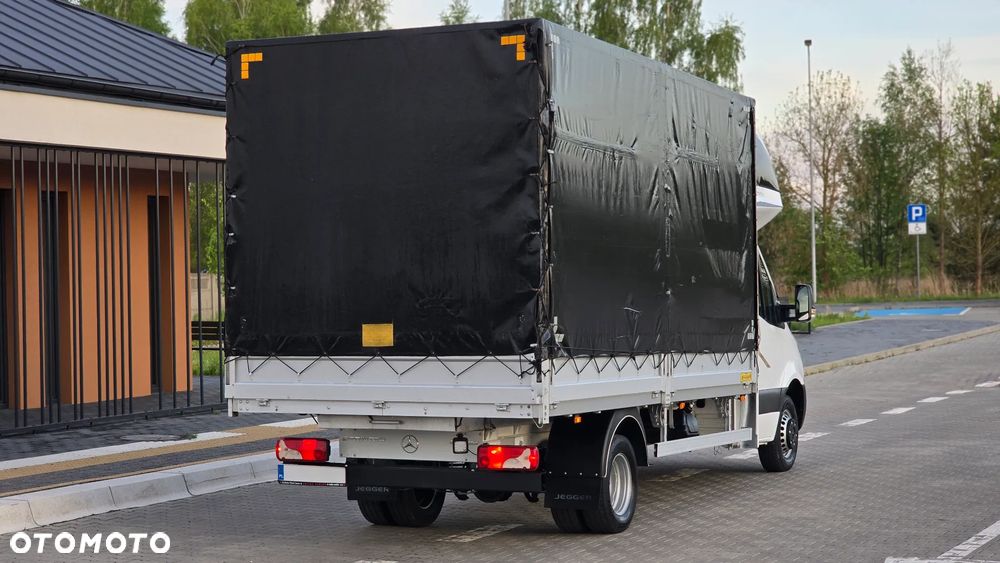 Mercedes-Benz SPRINTER 519 CDI 907❗❗3.0 190 KM V6 / MANUAL / PLANDEKA 10 PALET / PODNOSZONY DACH / BLIŹNIAKI / ZABUDOWA JEGGER / PODUSZKI PNEUMATYCZNE / SYPIALKA / SALON POLSKA ❗❗ - 19