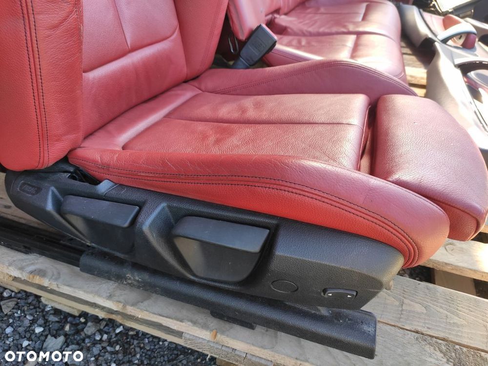 BMW 3 F30 FOTEL FOTELE WNĘTRZE BOCZKI KANAPA SKÓRA KOMPLET SKÓRA ŁADNE - 9