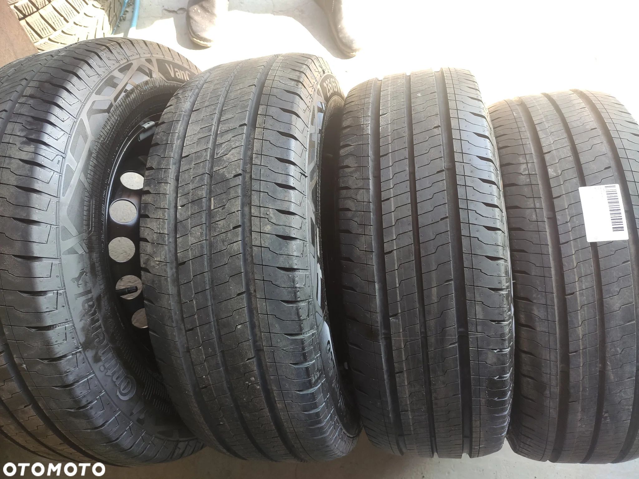 4 Nowe Koła Letnie Continental 235/65 16C 5X160 6.5x16 Ford Transit Mk8 - 1