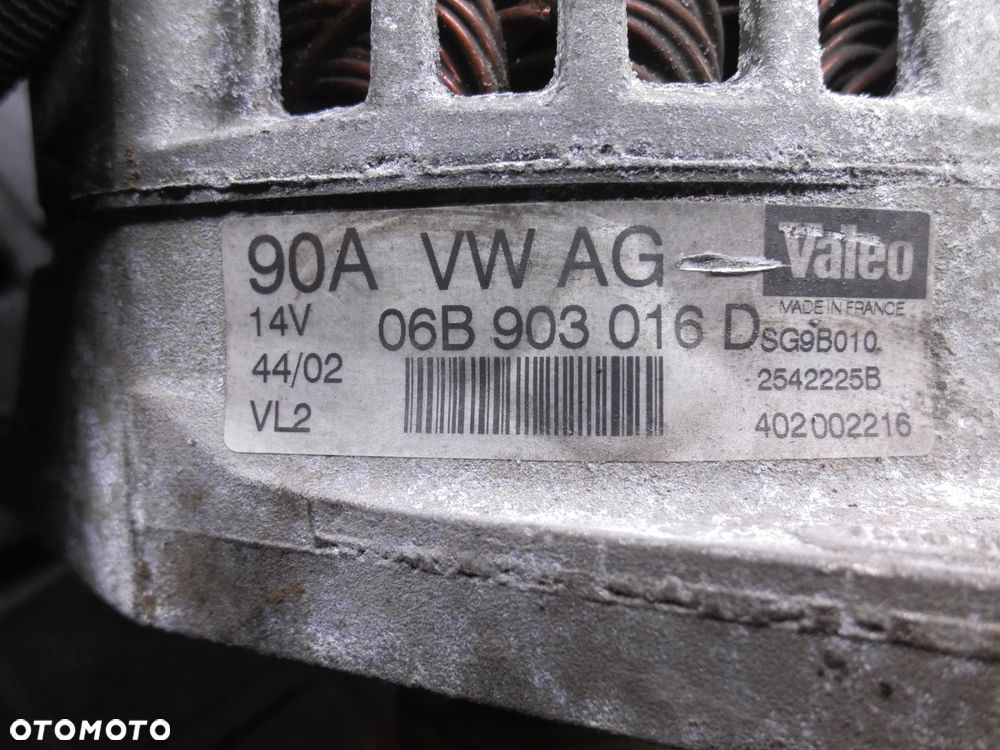 ALTERNATOR VW PASSAT B5 2.0 06B903016D 90A  POSIADAM 2 SZT - 6