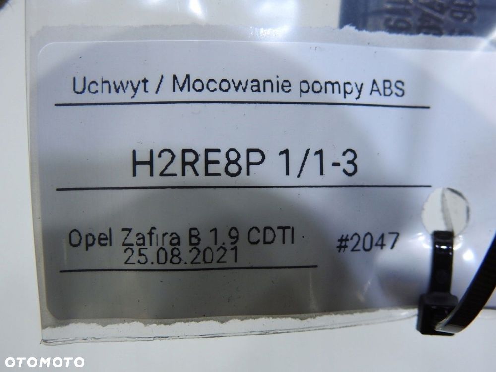 UCHWYT MOCOWANIE POMPY ABS OPEL ZAFIRA B - 8