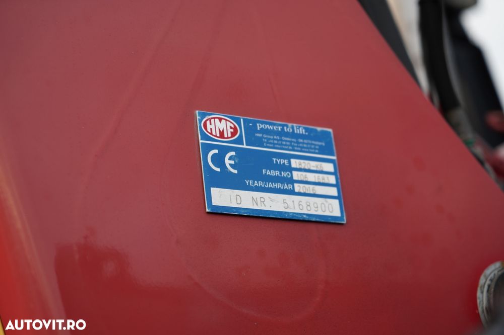 MAN TGS 18.480 / 4x2 / HDS HMF 1820 K6 / 17.2 m REACH / MANUAL / RADIOCOMANDĂ / IMPORTAT - 23