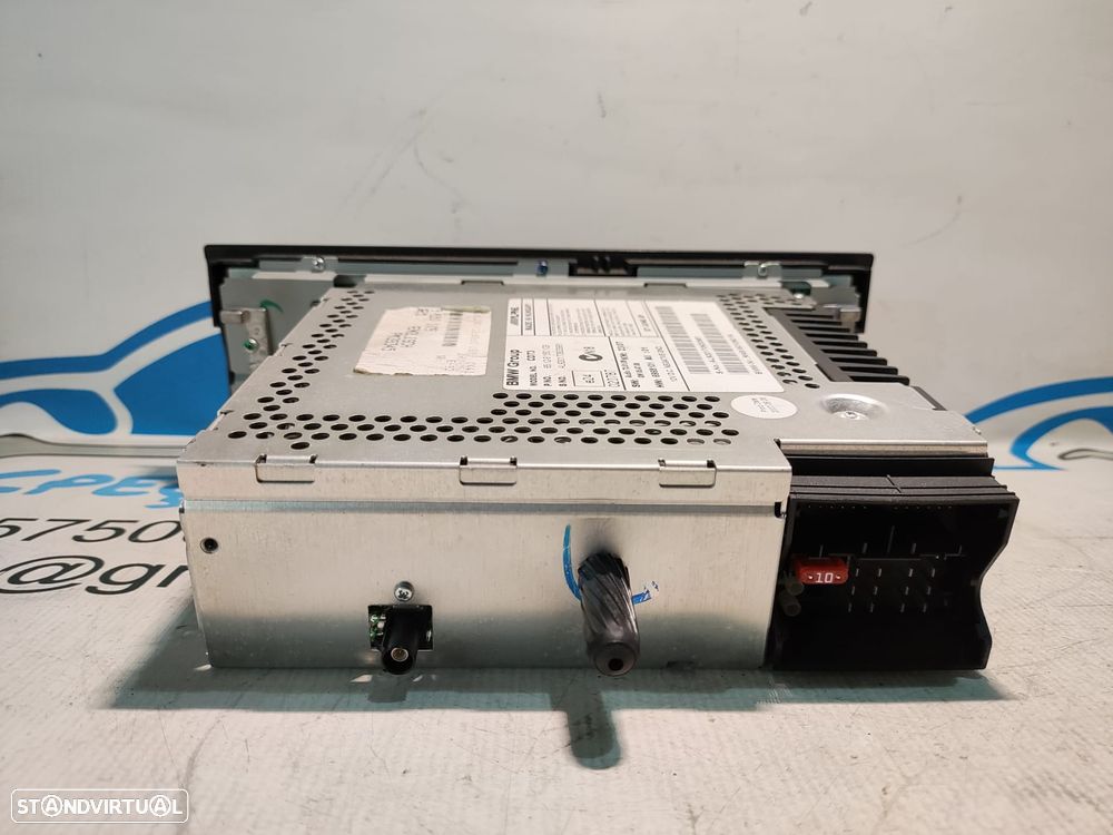 RADIO AUTORADIO LEITOR CD PROFESSIONAL BMW SERIE 1 E87 6512915010901 65129150109 9150109 6968101 SERIE 1 E81 SERIE 3 E90 E91 E92 DISPLAY COMANDOS COMUTADOR PAINEL CONTROLO COMUNICAÇÃO - 4