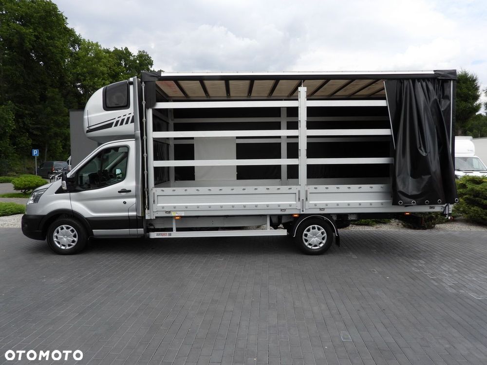 Ford TRANSIT PLANDEKA 10 PALET WEBASTO TEMPOMAT LEDY PNEUMATYKA KLIMATYZACJA  160KM - 10