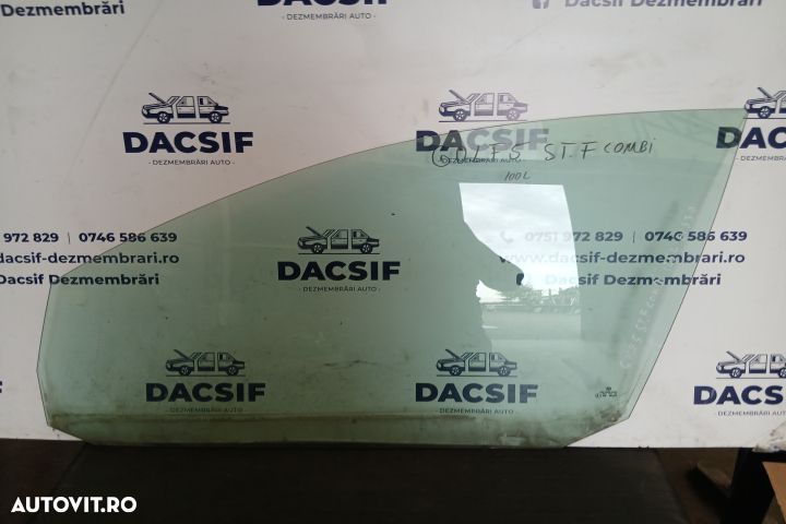 Geam usa fata stanga 43R-001057 43R-001057 Volkswagen VW Golf 5 [2003 - 1