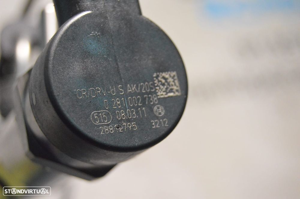 Régua Alta Pressão Common Rail BMW N47D20 7809127 Bosch 0445214182 - 7