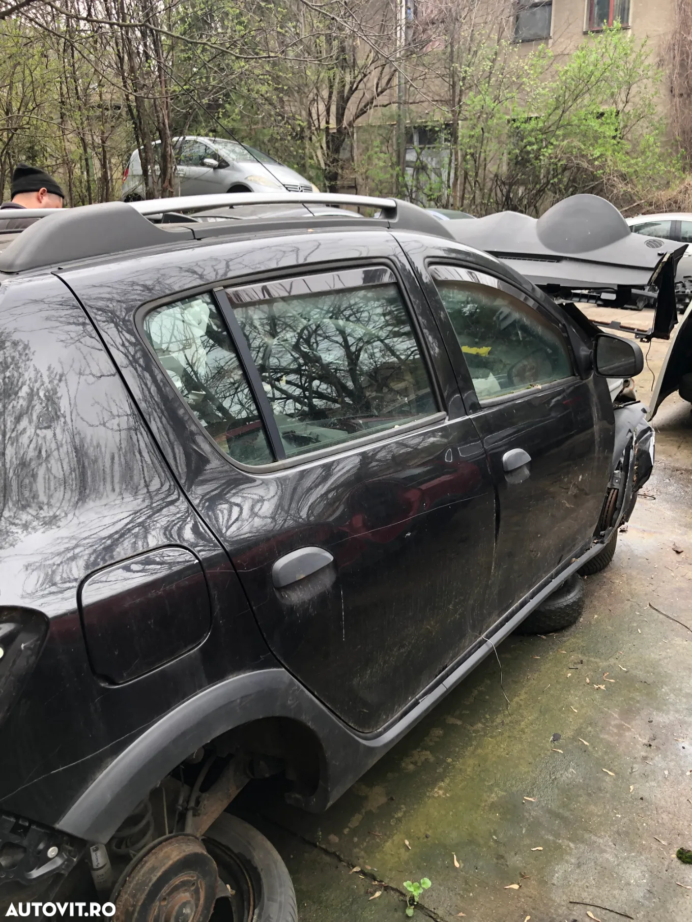 Usa dreapta spate Dacia Sandero 2 2014 negru - 6