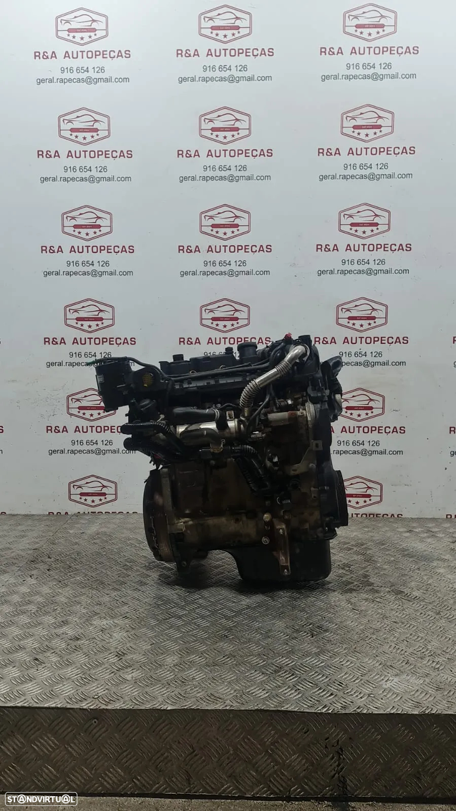 MOTOR COMPLETO FORD FIESTA Mk6 VI 6 1.4 TDCI 8v 68cv Ref F6JD - 4