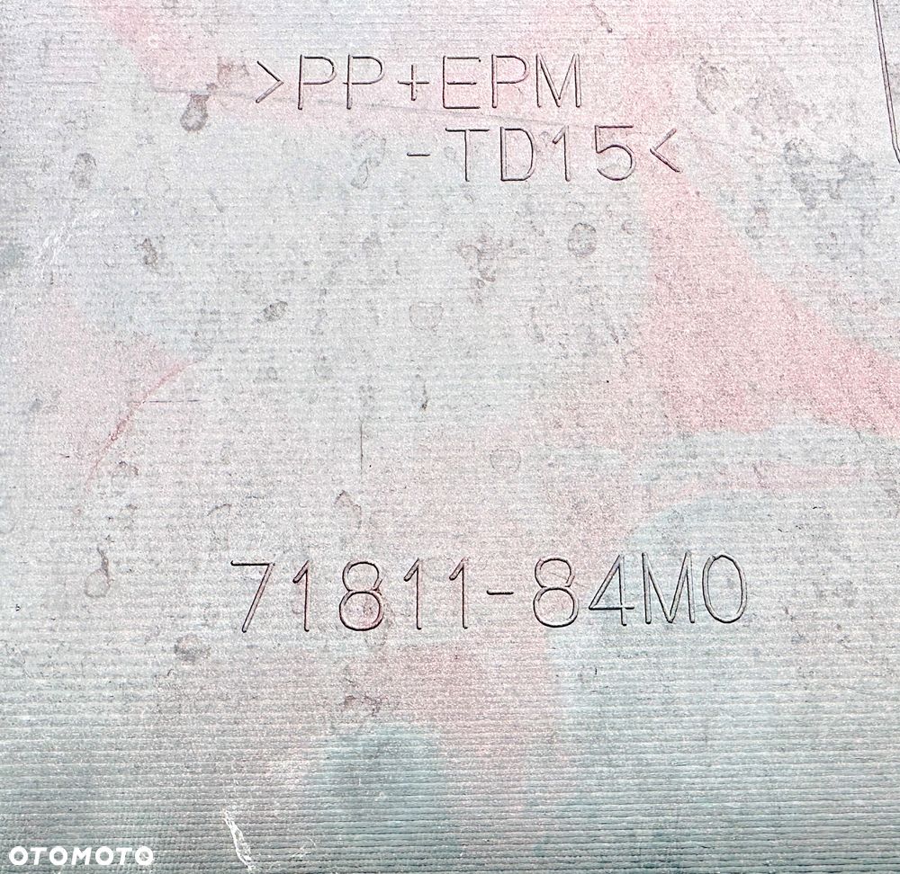 SUZUKI CELERIO LF 2014 - ZDERZAK TYŁ LISTWY NAKŁADKI ORYGINAŁ OE - 8