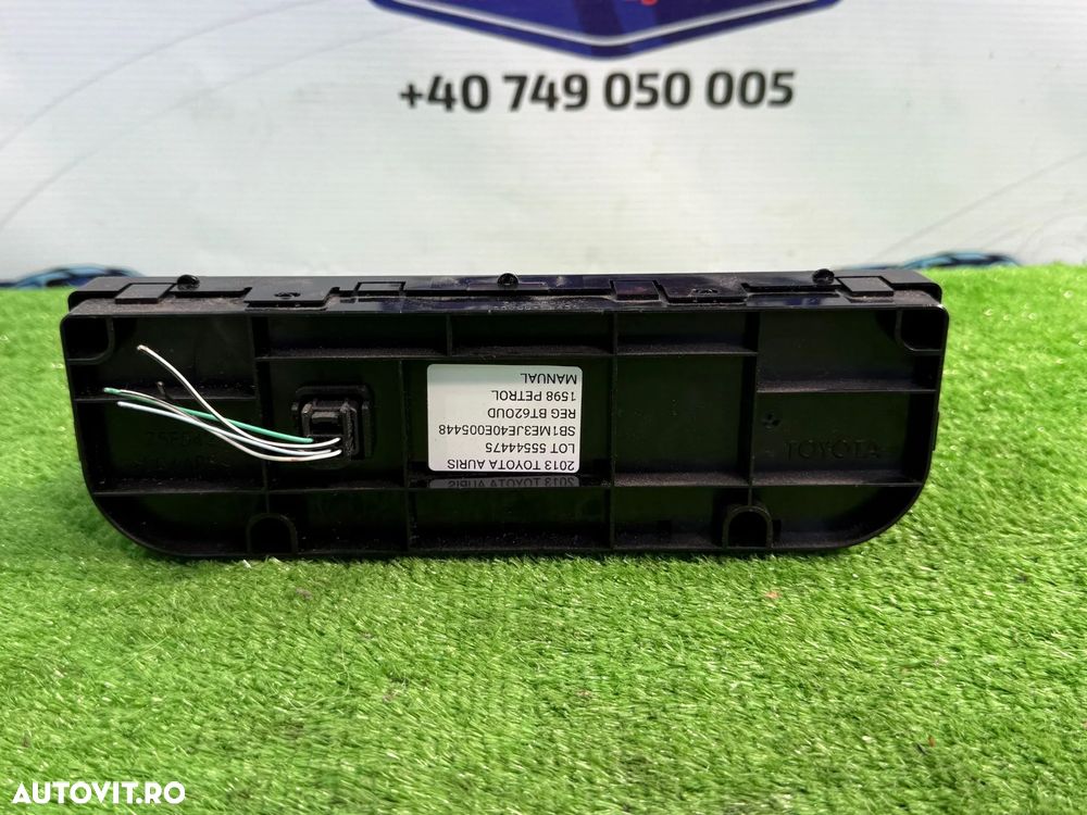 PANOU COMANDA AC / CLIMA TOYOTA AURIS 2013 HYBRID 1.6 BENZINA / Hatchback COD OEM 75F542 701-3P2NA 55900-02430 2012-2018 - 5